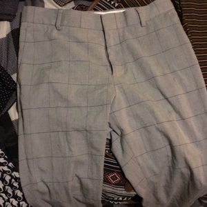 Men’s Plaid Dress Pants